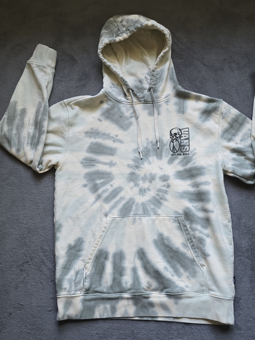 Vans Men's Tie-Dye Pullover Hoodie - Light Green/cream
